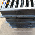 Heavy duty DI cast iron square manhole cover floor drain grating drainage frame channels